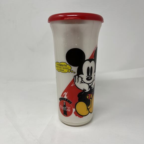 Vtg Disneyland Sport Quart Collectible Cup 32oz Whirley CocaCola Mickey Friends - Picture 2 of 11